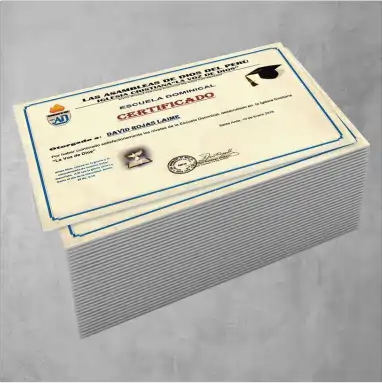 Diplomas y Certificados Personalizados 2
